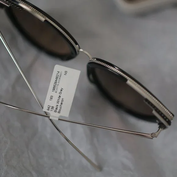 NWT Boucheron Cat Eye Black Sunglasses. - Picture 8 of 11
